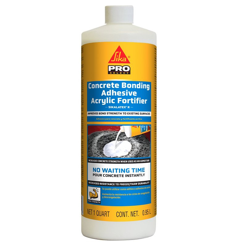 SikaLatex R Concrete Fortifier, 1 Qt, White