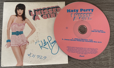 KATY PERRY : I Kissed A Girl : 2 Track CD Single 2008 Jason Nevins