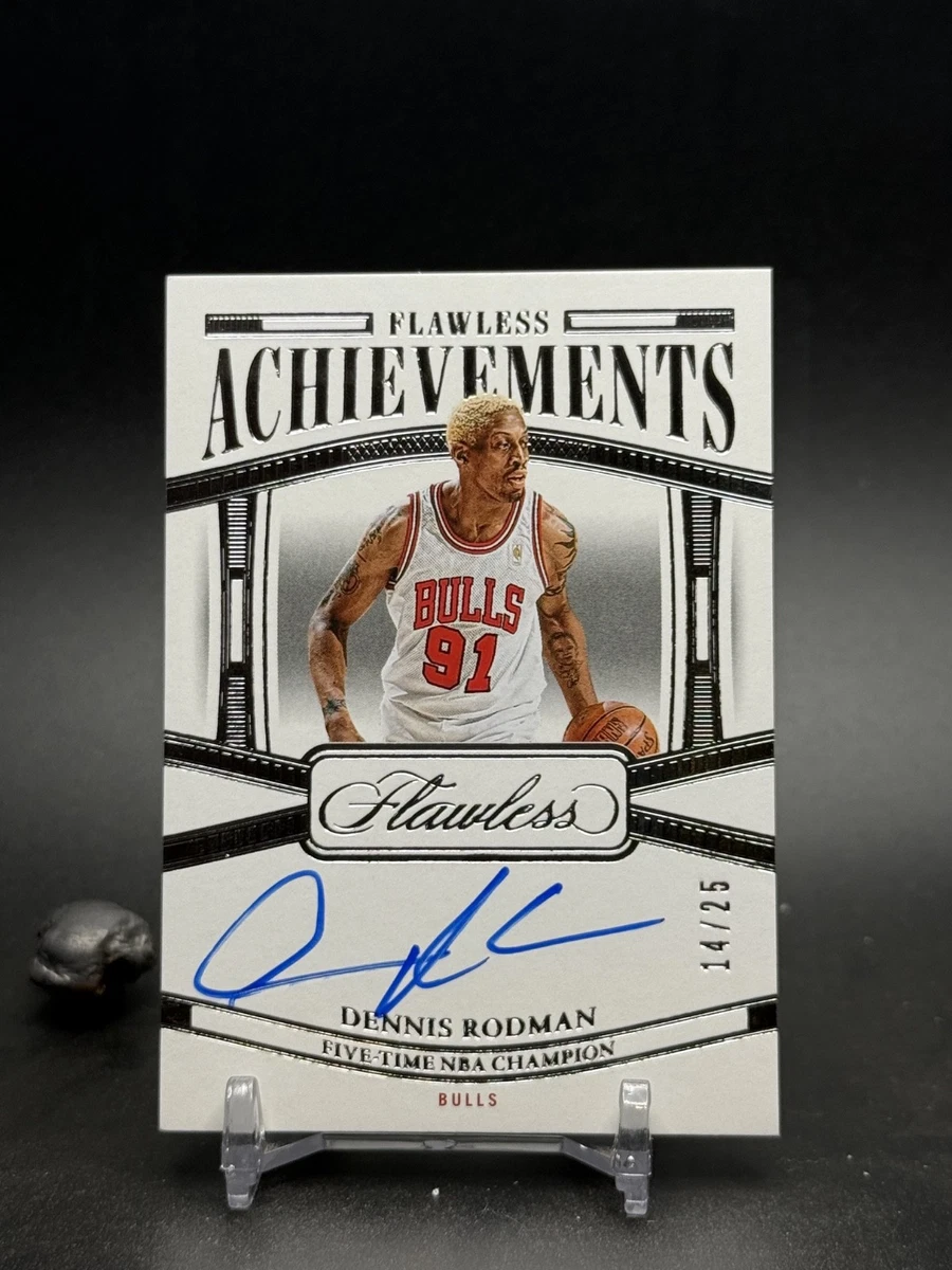 Panini Dennis Rodman Basketball Autographed Sports Trading Cards
