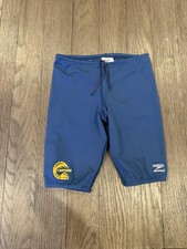 Boys Speedo Blue Jammers Compression Shorts swimsuit 28 Canyon Aquatics