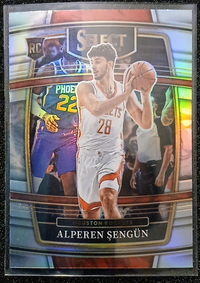 2021-22 Panini Select Alperen Sengun Rookie Rockets Silver Prizm SP #19 NM-MT RC