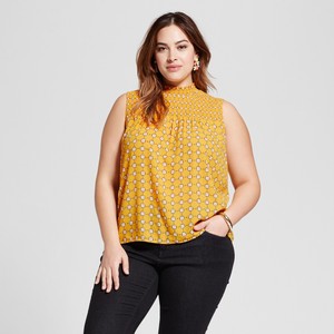 plus size high neck tank top
