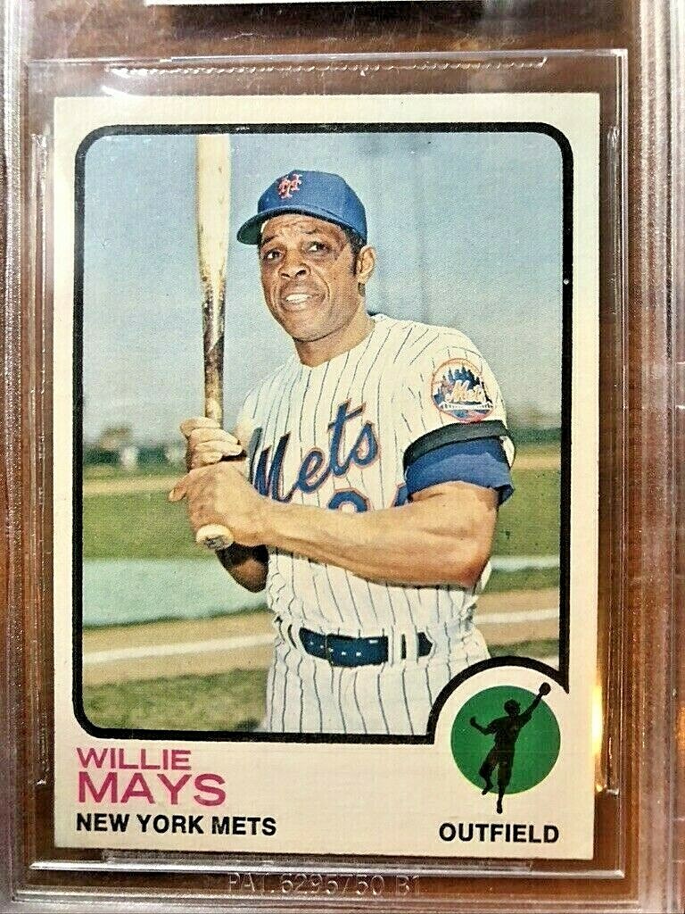 1973 Topps # 305 Willie Mays New York Mets (Baseball Card) VG Mets : Collectibles & Fine Art