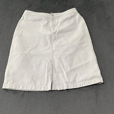 Banana Republic Jean Skirt Womens 2 Light Wash Front Slit Denim Pencil Vintage