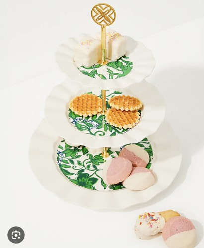NIB Lilly Pulitzer GWP 3-tiered Serving Tray