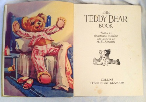 Constance Wickham / A E Kennedy - Teddy Bear Book - 1st/1st 1937 Collins - 第 1/12 張圖片