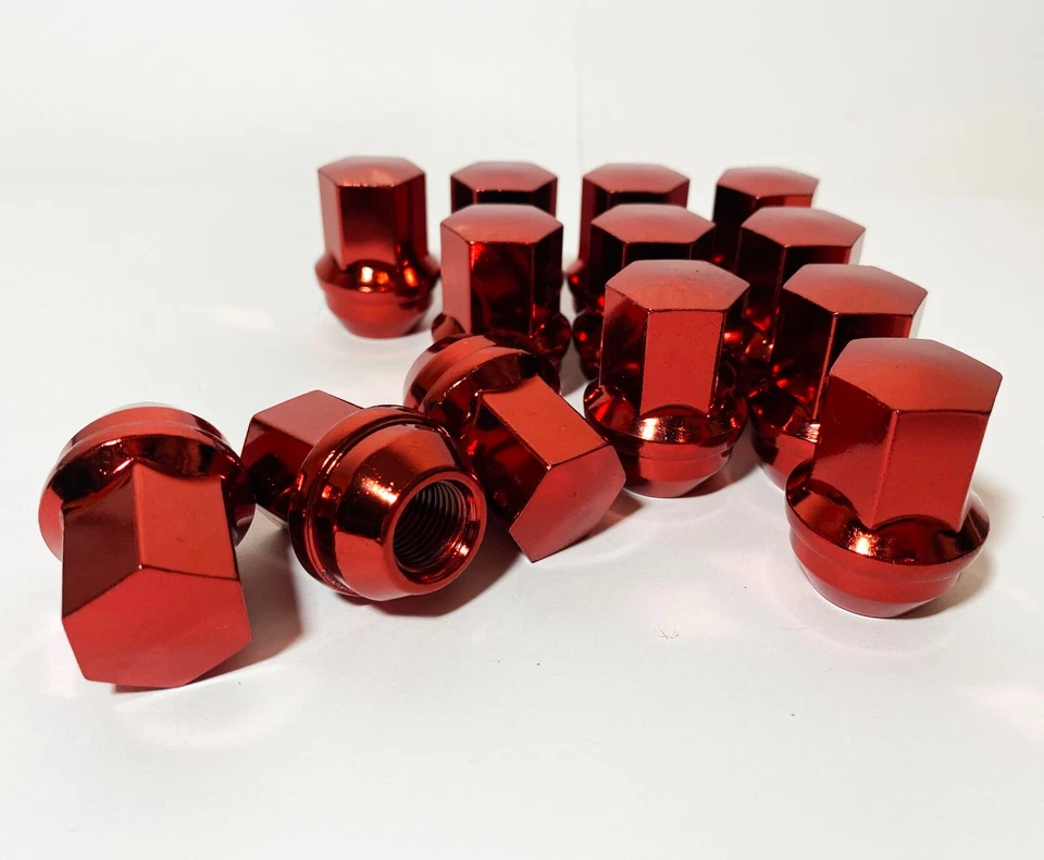 20 красных зажимных гаек 14x1,5 для Jeep Grand Cherokee Gladiator от оригинального производителя в заводском стиле - Изображение 2 из 4