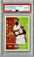 2012 Past and Present Dwyane Wade PSA 10