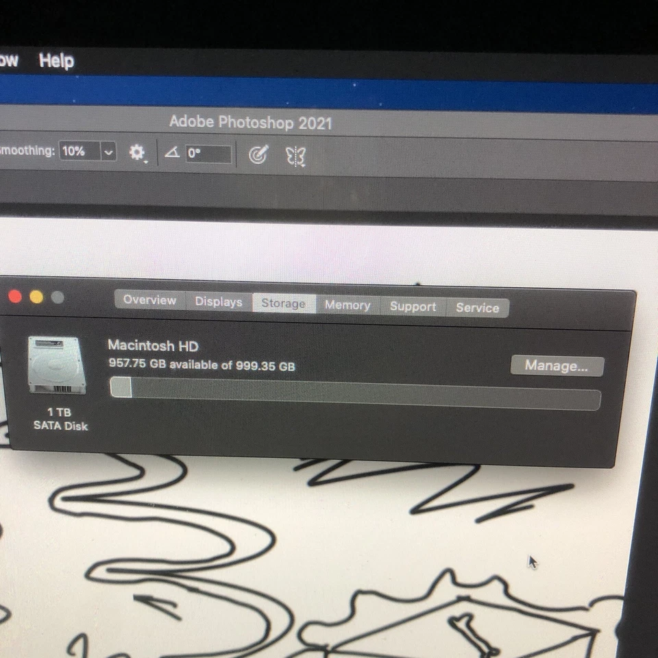 Used iMac MC784LL/A (Mid-2010) - 21.7 Core i3 - 2.9GHz - 10GB/1TB HDD - Image 3 of 4