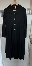 Betty Jackson Charcoal Grey Dress Coat Size Uk 12