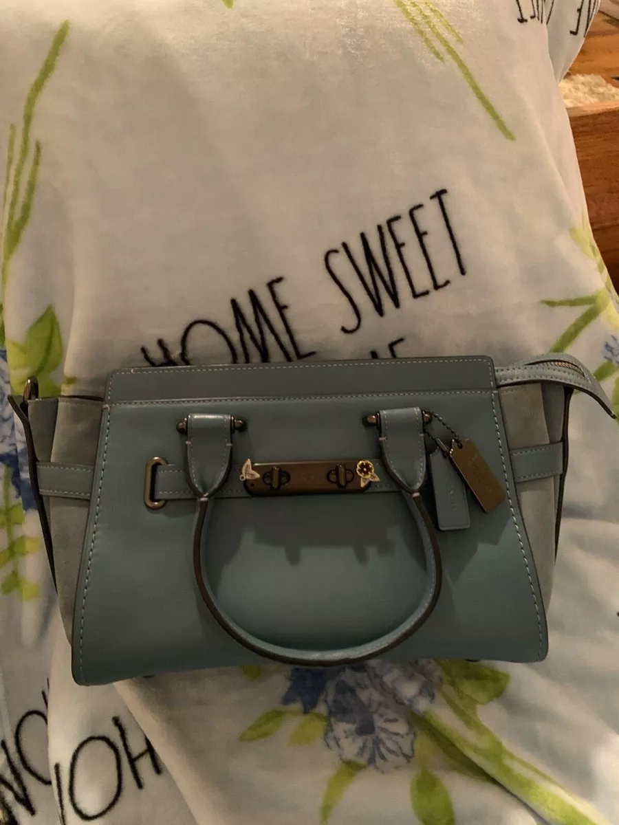 Coach swagger blue sale