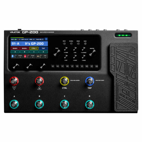 Valeton GP-200 Guitar Bass Amp IR Cabinet FX Loop MIDI I/O Expression  - Afbeelding 1 van 6