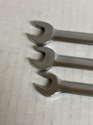 Snap On 6-Point SAE Flank Drive® Combination Wrench OSH12 11 10 3/8 11/32 5/16 - Picture 7 of 8