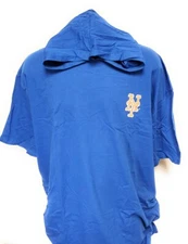 Mens Fanatics New York NY Mets MLB Short Sleeve Tee With Hood Athletic B&T Shirt