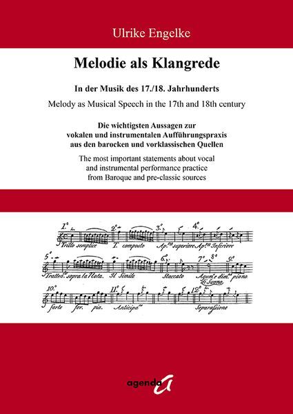 Thumbnail - Melodie Als Klangrede. In Der Musik Des 17./18. Jahrhunderts