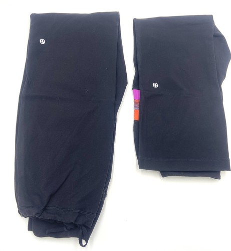 Lot Of 2 Lululemon Womens Black Pants 