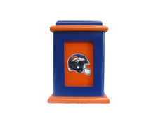 DENVER BRONCOS--ULTIMATE FAN ITEM-- LIMITED EDITION ADULT CREMATION URN