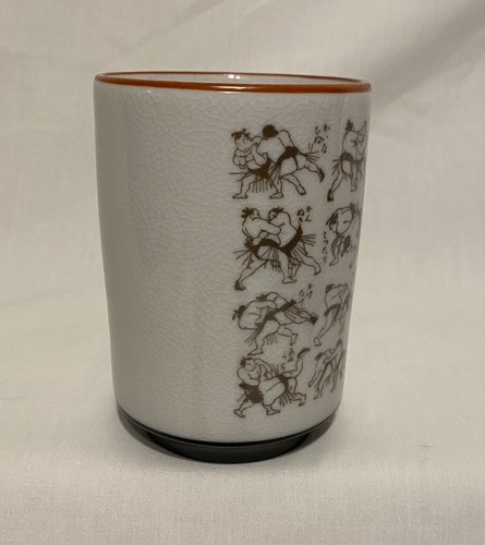 Sumo Kimarite 11oz. Tea Cup 4.5" - Picture 3 of 6