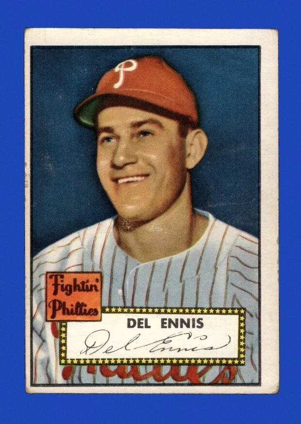 Del Ennis trading card