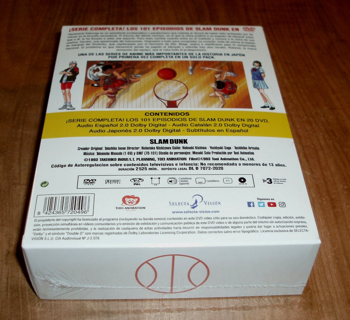 Slam Dunk Series Complete Pack 20 DVD Anime (sleeveless Open) R2