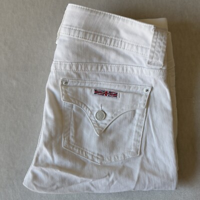 Hudson Jeans - Size 26 - Malibu Cap Cuffed Crop Capri White Jeans - Size 26