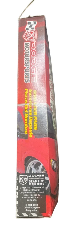 Nuevas almohadillas para cinturón de seguridad vintage APC Dodge Racing, azul 2002/2003 sin abrir Foto 3 de 4