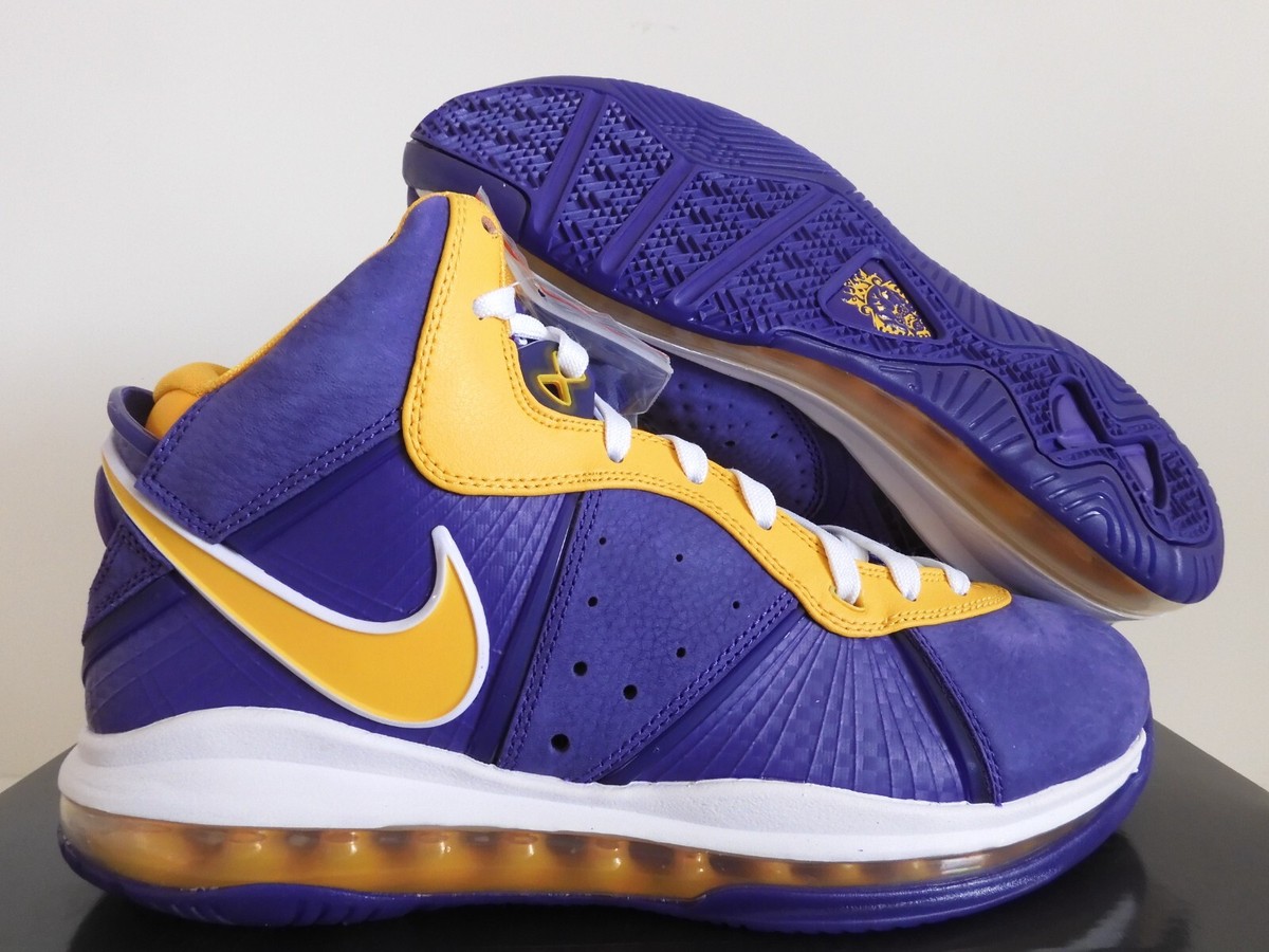 NIKE LEBRON VIII 8 QS LA LAKERS COURT PURPLE-UNIVERSITY GOLD NIKE LEBRON VIII 8 QS LA LAKERS COURT PURPLE-UNIVERSITY GOLD