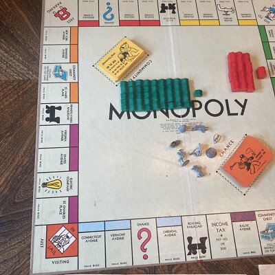 Vintage 1964 Monopoly Board Game Red Box Parker Brother | eBay