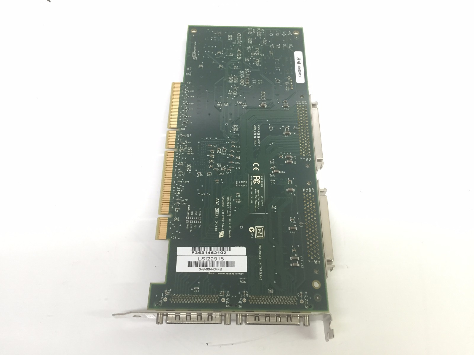 LSI LOGIC LSI22915 P/N 09P2544 Dual Channel SCSI Controller Card