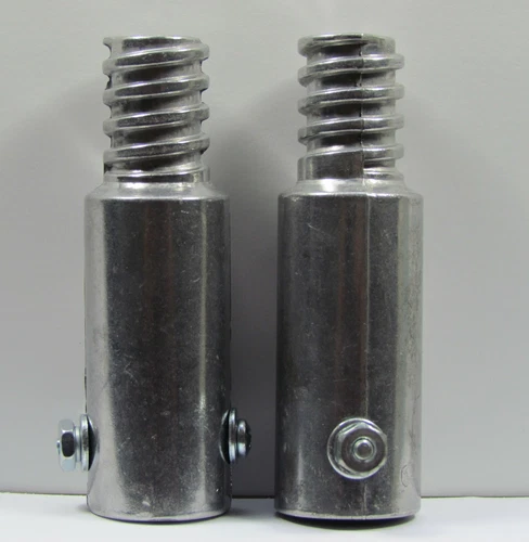 2pc Metal Threaded Tips For 3/4" (.75") Wood Poles. (Buy 3 Get 1 Free)  S