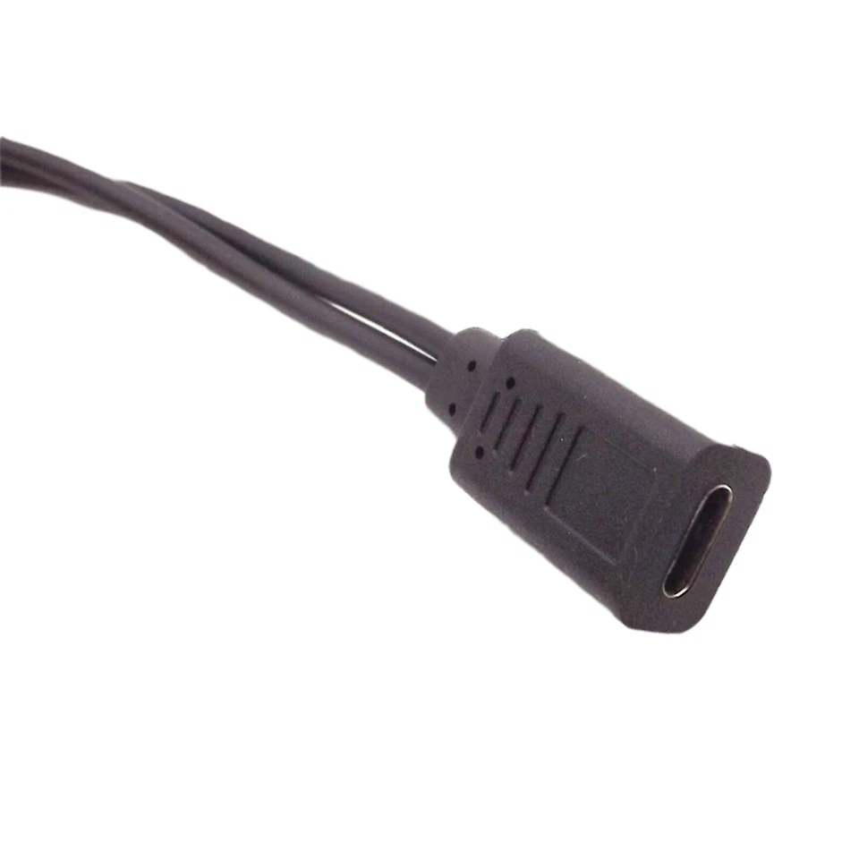 1pc USB 3.1 C Female to Micro Male & Type-C USB 3.1 Data Charge Splitter Y Cable - Image 2 of 4