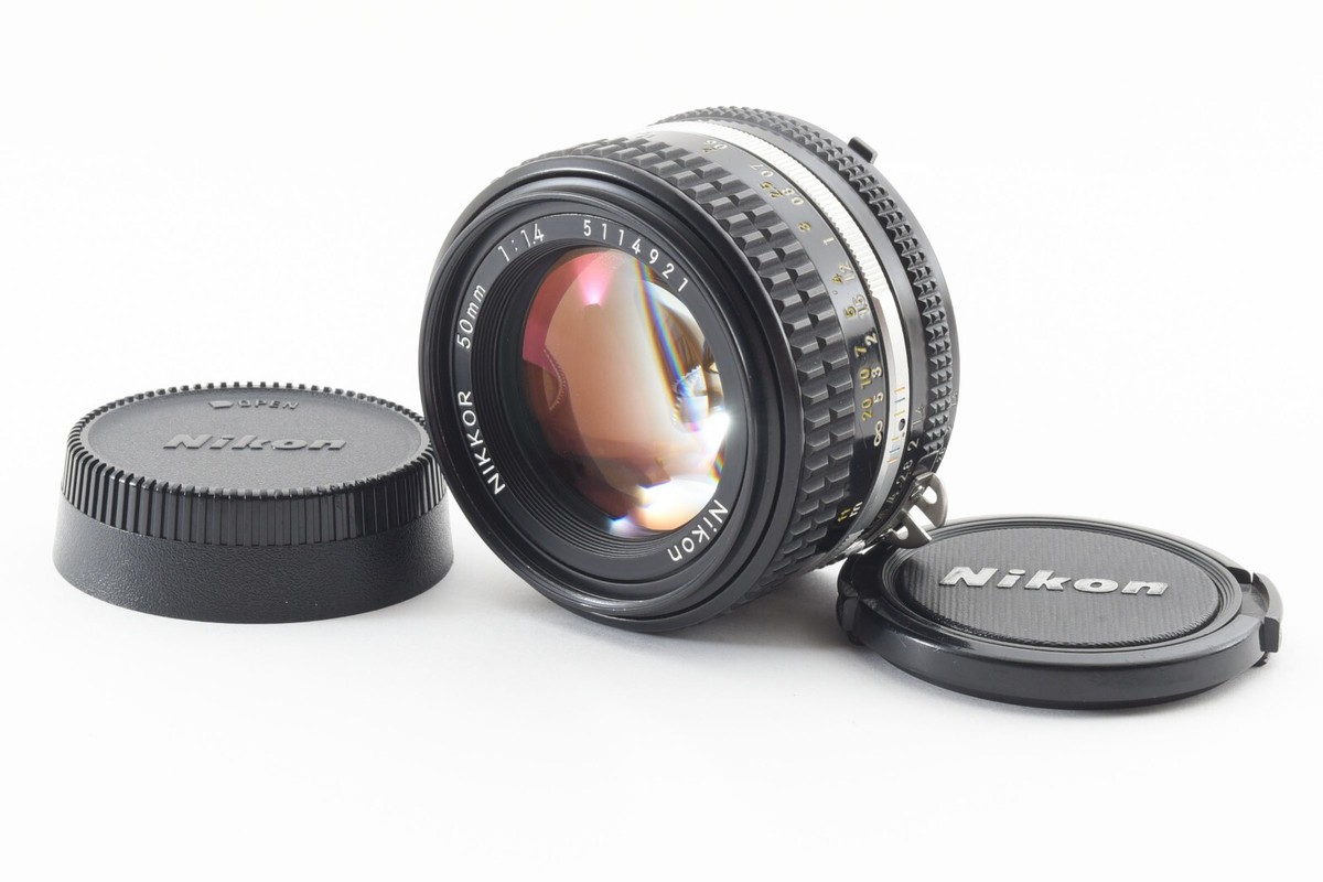 Exc+5 ] Nikon Ai-s Nikkor 50mm f/1.4 MF Manual Focus Lens