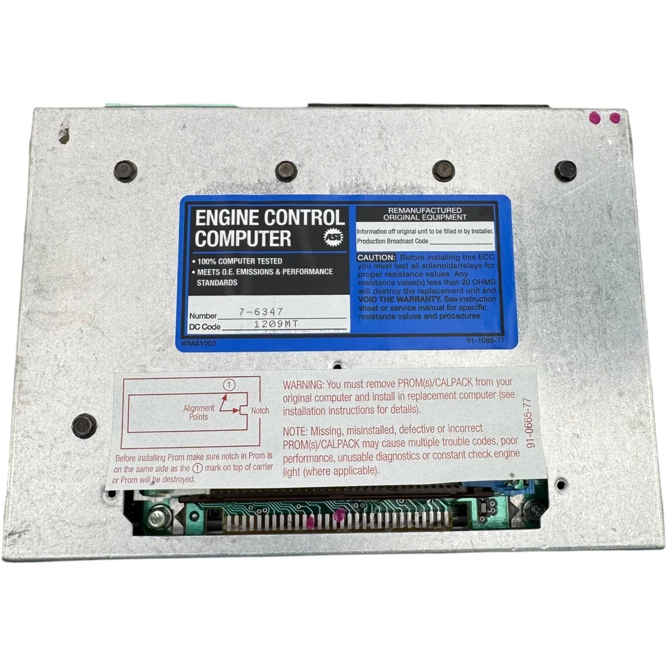 Módulo de control del tren motriz Reman Cardone 77-6347 se adapta a Cadillac Deville 1994-1995 Foto 2 de 4