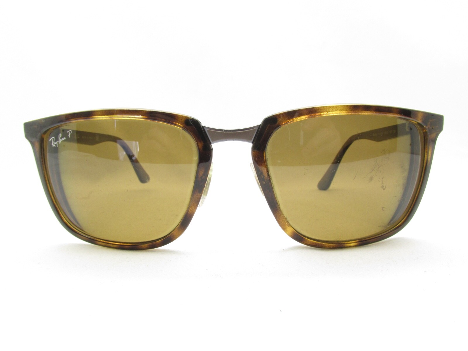 RAY-BAN RB 4303 710/13 HORN RIM SPORTS WRAP EYEGLASSES FRAMES 57-19-145 117913