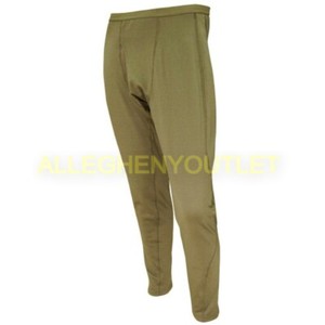 US Military Gen 3 ECWCS Lvl 2 Midweight Waffle Grid Fleece Drawers, Brown, LN