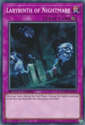 1x Labyrinth of Nightmare - 1st Editi NM Eng YuGiOh - Speed Duel Midterm Paradox