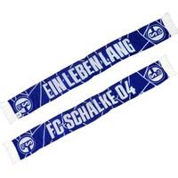 Fc Schalke 04 Schal Ein Leben Lang Fanschal Logo Schriftzug S04 Fanartikel Shop