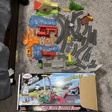 Thomas & Friends Sky-High Bridge Jump Railway Playset, Track Master, Incomplete