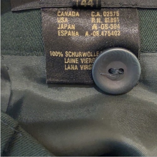 ESCADA Damen Rock Größe 44 oder Large 100% Wolle Stufen Lagen Grün Reißverschluss - Bild 15 von 15