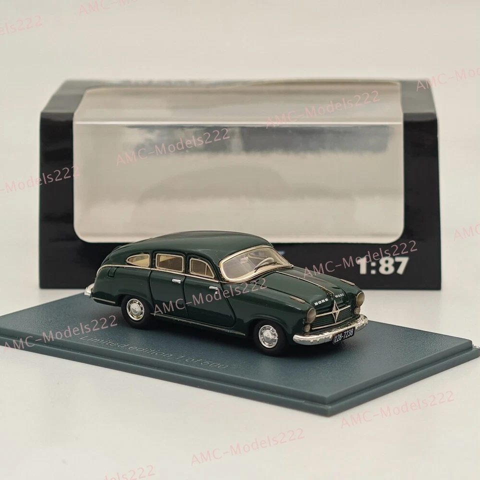 1/87 NEO SCALE MODELS Borgward Hansa 2400 Resin Car Limited Collection Green - Image 2 of 4