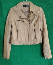 Warehouse Uk Leather Look Jacket Size 12