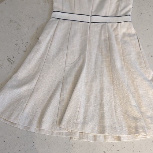 Splendido abito da carriera da donna bianco Tweed nuovo con etichette taglia 8 R - Foto 14 di 14