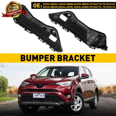 2X Front Driver & Passenger Side Bumper Fender Bracket For 2013-2018 Toyota RAV4
