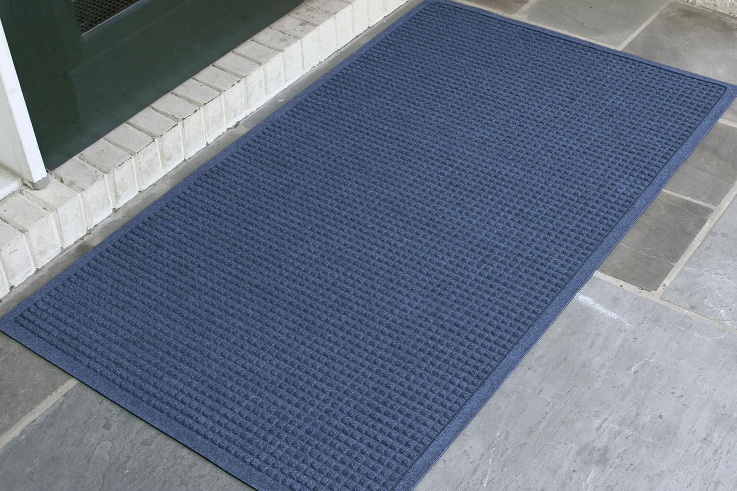  M+A Matting - 280610035 WaterHog Fashion   5' Length x 3' Width, Navy by