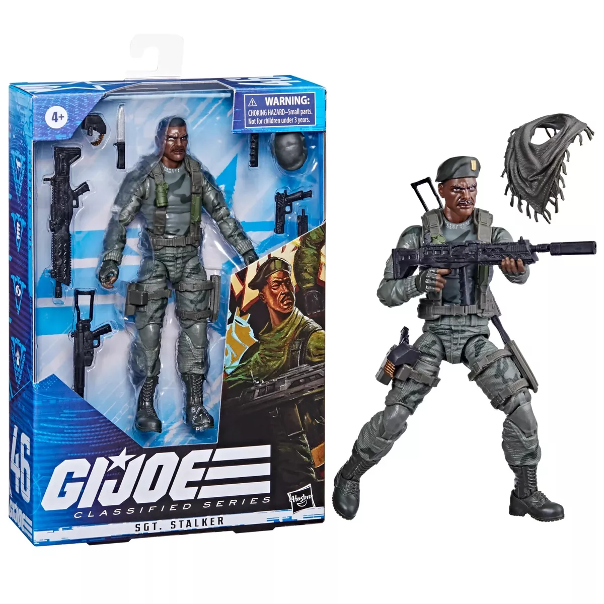 2023 G.I. Joe Classified Series 46 SGT STALKER 6 Scale Hasbro Action  Figure