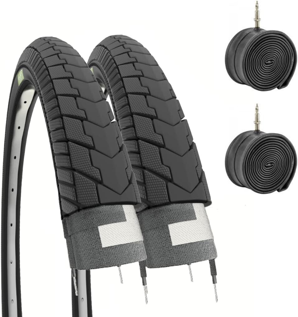 2 COPERTONI 26 X 1.75 Slick Stradali + CAMERE PNEUMATICI x CITY BIKE BICI MTB 26
