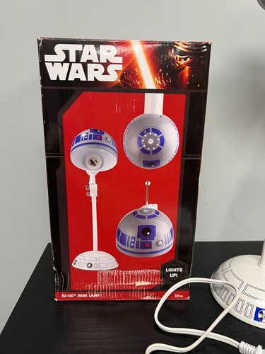 Star Wars R2-D2 Lampada da Scrivania Architettonica Posabile 16" Lucasfilm Ltd-FUNZIONANTE - Foto 3 di 7