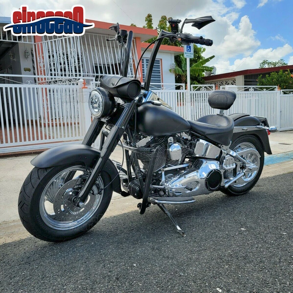 Manillar Fat 12/14/16/18"" Ape Hanger 1-1/2" para Yamaha Road Star V-Star Virago Foto 2 de 4