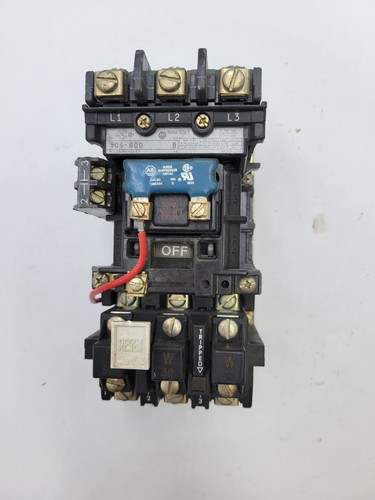 Allen-Bradley 509-BOD Motor Starter 600VAC Nema 1 Coil 110/115-120V W30 Heaters - Picture 2 of 24