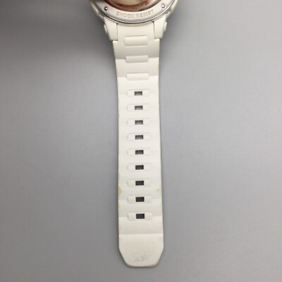 Casio Baby G Watch Unisex 40mm White Silver Tone 5257 BGA